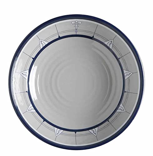Marine Business Piatto profondo in melamina, grande, 22 cm, Pacific – Serie singola