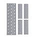 OMIdeas 200 x 60 x 2 Piastra di Giunzione Piana, Zincate / 5 Pz.