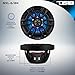 DS18 HYDRO NXL-6 - High End Coaxial Speaker Pair - 2-Way Marine Speaker w/Integrated RGB Lights - 300 Watt - 100% UV Stable - Water Resistant Speakers - 6.5 Inches, Black