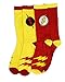 • DC Comics Flash Reverse Flash 2 Pack Casual Crew Socks,Multi Colored, Fits Shoe size-6-12