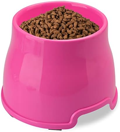 Long Ears Dog Bowl, Spaniel Dog Bowl, Pet Feeding Elevated Bowl for Food and Water, Non-slip Tall Feeder Bowl, Raised bowl for Small Medium Large Dog Breeds (M, Blue)