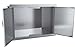 SUNSTONE DSH30 30-Inch Double Door Dry Storage, Stainless Steel
