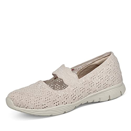 Zapatos planos Mary Jane Mujer Skechers Seager, ideales para caminar cómoda todo el día