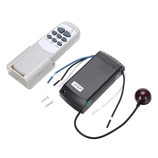 LNIMIKIY - Kit de Control Remoto para Ventilador de Techo, Mando a Distancia, Ventilador de Techo inalámbrico, transmisor y Receptor de lámpara Digital