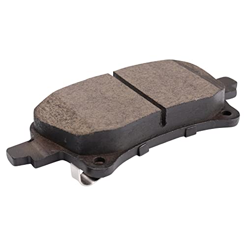 Image of TRQ Rear Brake Pad and Rotor Set Ceramic 328mm Rotors Compatible with 2021 Jeep Wrangler
