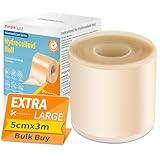 Hydrocolloid Roll Apósitos Hidrocoloides Recortable Vendas Parches Hidrocoloides Extragrandes Autoadhesivo Transpirables Impermeables Hidrocoloide Estrellas (5cm*3.0m)