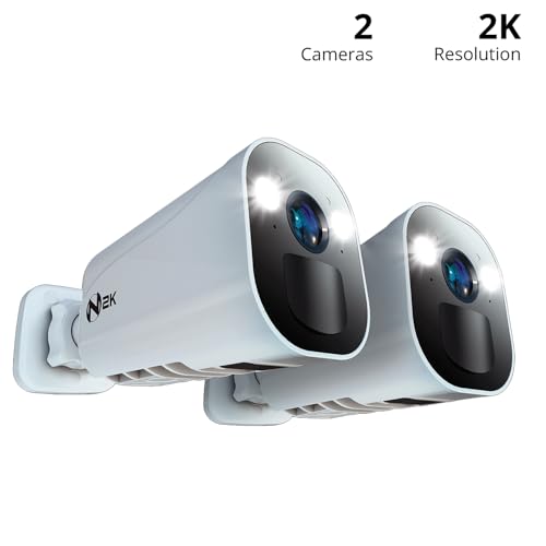 Night Owl Wire Free 2K HD Indoor/Outdoor Deterrence Cameras with 2-Way Audio (2-Pack) by Night Owl - Image 2
