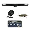 Wireless Backup Camera AHD 1080P License Plate Camera for iPhone iPad Android Smart Phones Clear Night Vision IP68 Waterproof Rear/Front View Reverse Camera for Sedans SUV MPV Van Pickup