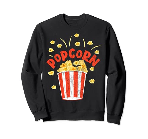 Popcorn Retro Funny Pop Maíz Lover Eater Graphic Sudadera