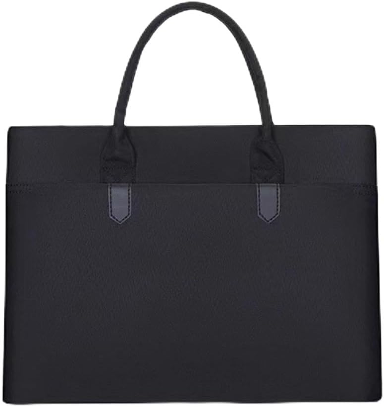 Briefcase Portable Information Kit Meeting Bag Black Oxford Document Bag Business
