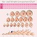 Vollence One Pair C Cup Silicone Breast Forms Fake Boobs Bra Pad Enhancers Crossdresser Prosthesis Mastectomy Transgender Cosplay