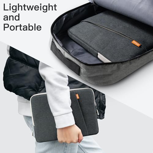 JETech Laptop Sleeve for MacBook Neo (A18 Pro), 14-InchMacBook Air/Pro, MacBook Pro M1-M5 2021-2026, Waterproof Bag Case with Pocket, Compatible with 14 Inch Notebook (Dark Grey) by JETech - Image 6