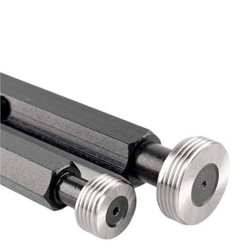 1PCS 7H M1-M9 X0.2/0.25/0.3/0.35/0.4/0.45/0.5/0.6/0.7/0.8/1/1.25 Steel Gage Metric Fine Thread Plug Gauge(M3X0.5-7H) miniatura 1