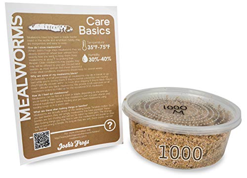 Josh's Frogs Live Mealworms, 1000 Count #TOP5