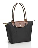 Longchamp Medium Shoulder Tote - Le Pliage - Black - Versatile Tote