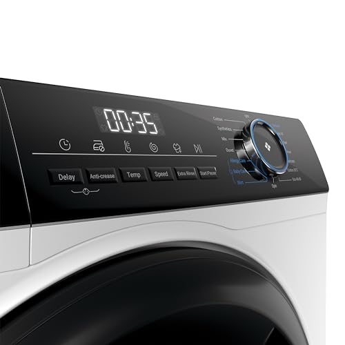 Haier i-Pro Series 3 HW100-B14939 10kg Washing Machine with 1400 rpm - White - A Rated - Image 5