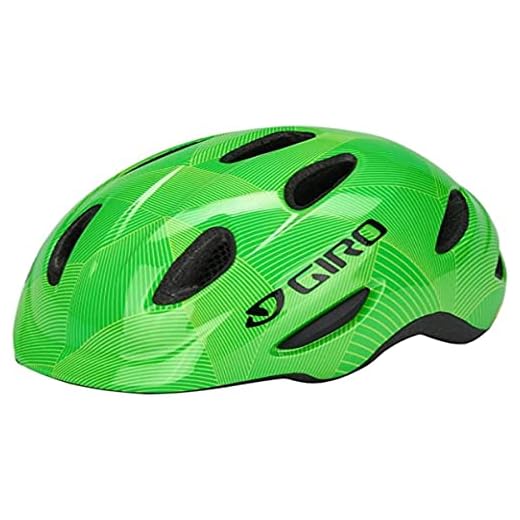 Giro Nine cykelhjälm, grön/lime Lines, S