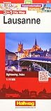 Lausanne 3 in 1 City Map, 1:11 500: Map, Travel information, Highlights, Sightseeing, Index (Hallwag City Map 3 in 1)