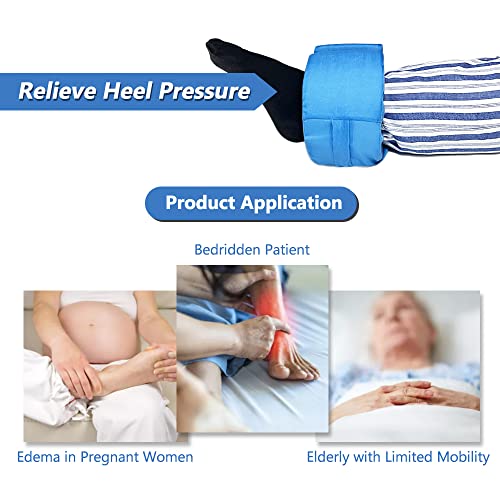 Mesinurs Bedridden Foot Elevation Pad, Ankle Heel Support Protector Leg Foam Rest Ring Pillow For Bed Sore, Pressure Pain, Post Sur-Gery Recovery, Swelling #TOP2