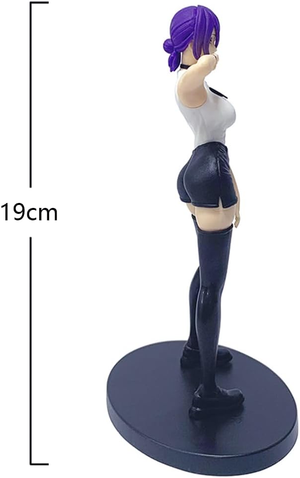 Reze Figure Uniform Girl Anime Figurine PVC Model 7.48" Standing Pose Reze Action Figure Desktop Decoration Collectibles Gift