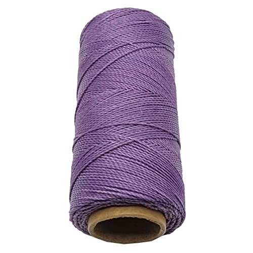 Linhasita Waxed Thread 100 g / 170 m Polyester 1 mm Thick Macrame, 30 Colours lilac - Image 2