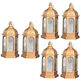 Lanterne à bougie vintage - cette décoration de lanterne à bougie rétro peut aider à ajouter une atmosphère amusante aux fêtes, adaptée à la décoration de la maison, lanterne à bougie portable