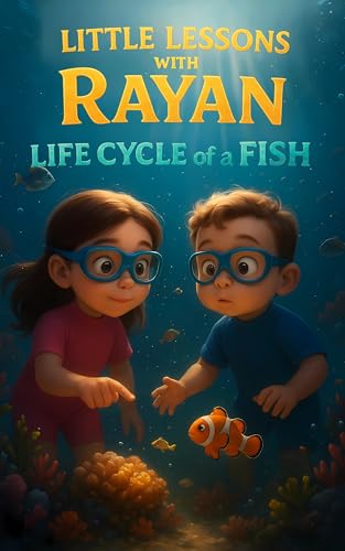 Little Lessons with Rayan: Life Cycle of a Fish: STEM Learning Made Fun with Mia & Mateo | Educational Nature Book for Kids Ages 3–8 (English Edition)
