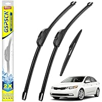 3-Pack GSPSCN Windshield Wiper Blades for Kia Forte5 Forte 2010-2013