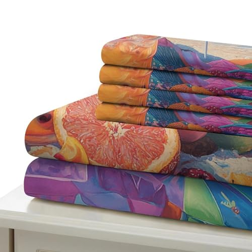 Housse de couette ultra douce fermeture éclair pin-up - 7