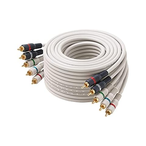Steren 254-612IV 12-Feet 5-RCA Component Video/Audio Cable Cover