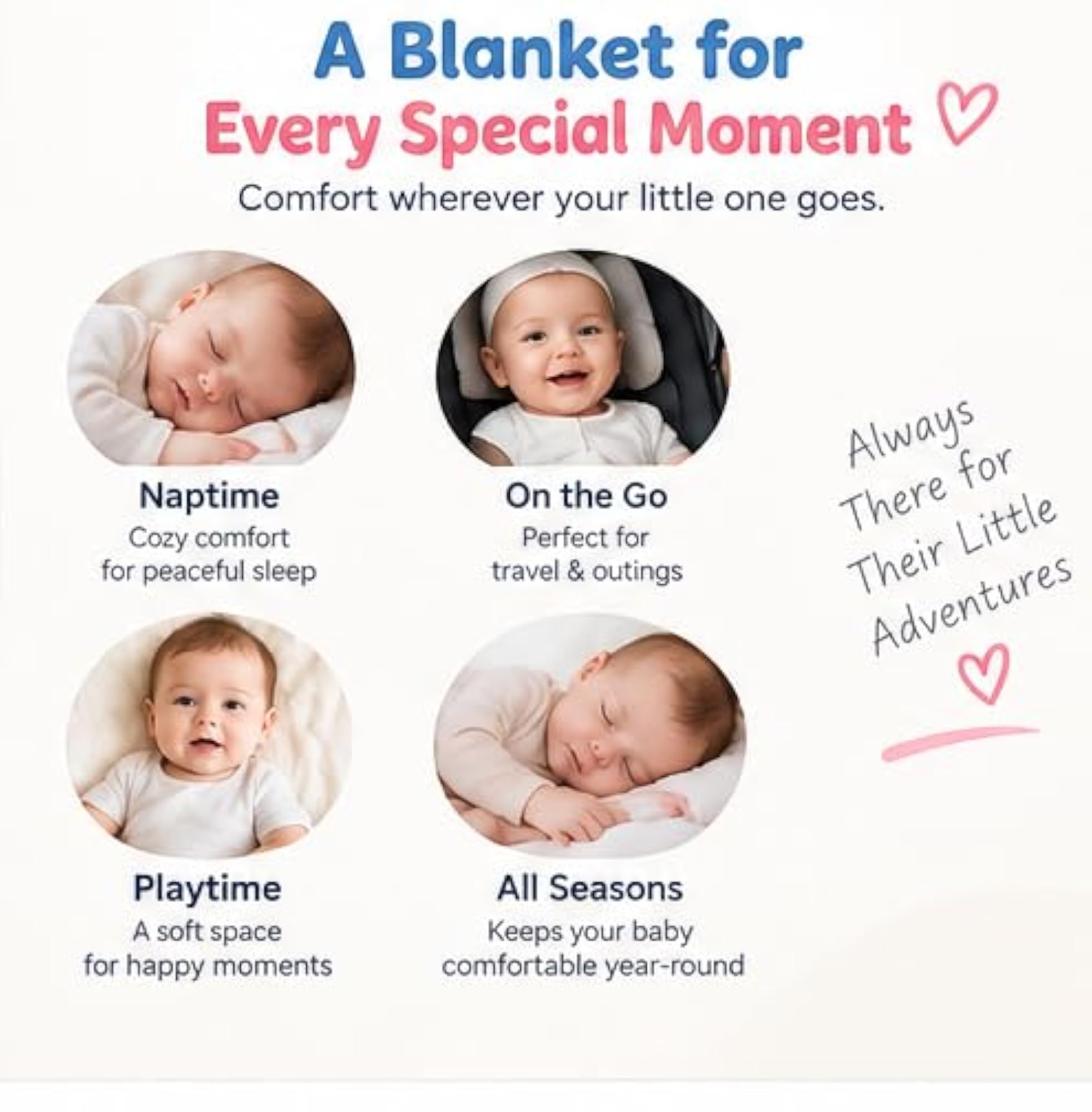 Baby Newborn Blanket, 0-9 Months, Blue and Yellow