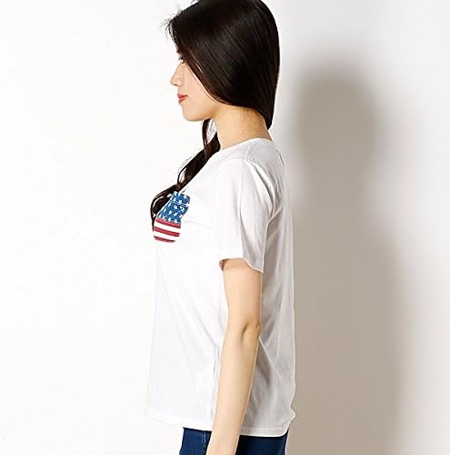 Amazon アーノルドパーマー タイムレス レディース Arnold Palmer Timeless 星条旗ポケット付きtシャツ 91オフホワイト 3 L Tシャツ カットソー 通販