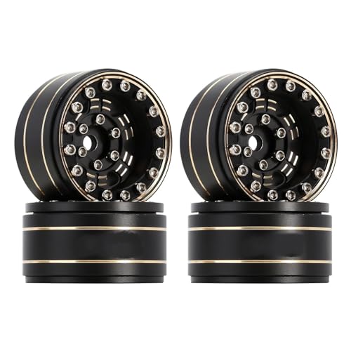 Jantes Beadlock 1.0 en laiton de 47g pour stabiliser un châssis instable Axial SCX24 ou TRX4M