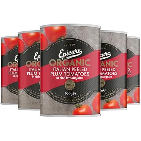 Epicure Organic Italian Peeled Plum Tomatoes 400g Pack Cover