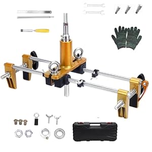 Door Lock Jig,Door Lock Hole Opener Kit,Lock Mortiser Kit,Lock Jig Mortising Machine for Installing Doors,Door Lock Installation Kit for Wooden Doors,Woodworking Hole Saw Opener