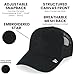 VINTAGE HAVANA Trucker Hats Women | Mesh Adjustable Snapback Hat | Men & Women Cute Trendy Fashion Baseball Cap One Size Black