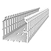 Wiring Duct, Wide Slot Wall, White, 6 ft. L