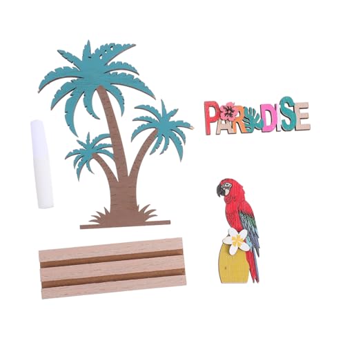 MOTHNUR Adorno de Madera Hawaiano Animal para Decoración de Verano Casa y Natural para Fiestas y Decoración de Escaparates