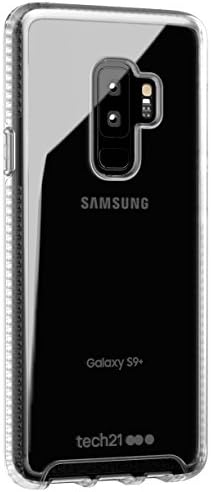 tech21 Protective Samsung Galaxy S9 Plus Case Ultra Thin Back Cover with BulletShield Protection - Pure Clear - Transparent