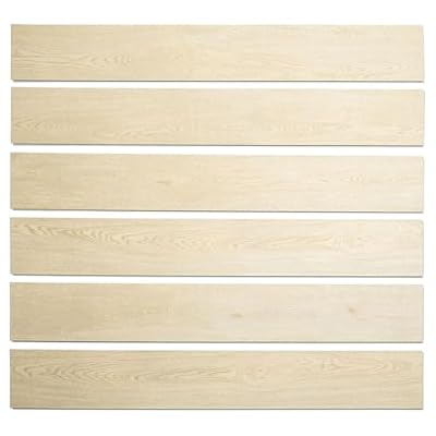 Lucida Surfaces Luxury Vinyl Flooring Tiles | Interlocking Flooring for DIY Installation | 10 Wood-Look Planks | MaxCore | 24.5 Sq. Feet (10 Planks, Sandy Oak, 10)