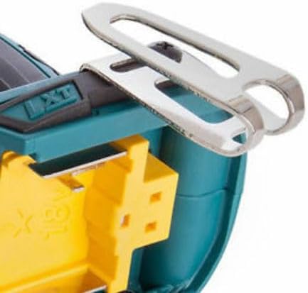 Miniatura 5 de 2 clips de gancho para cinturón de taladro inalámbrico 372229 331277 con tornillos compatibles con Hitachi 18V Compact Cordless Dril 329686 DS18DSAL