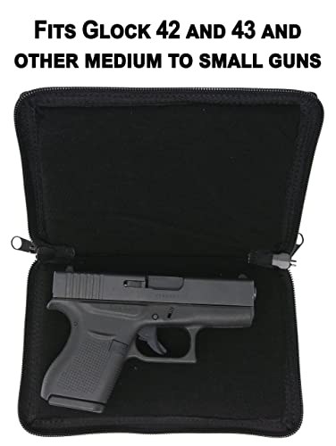 Garrison Grip Locking Semi Hard Shell Style Gun Case For Subcompact Guns. 3 Digit Lock Included (Gts-B) #TOP3