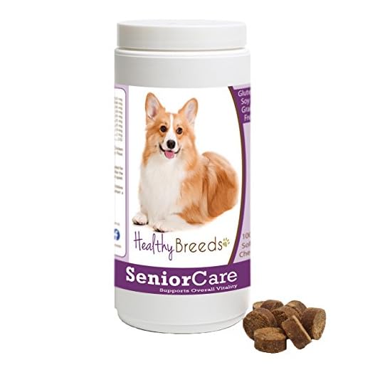 Healthy Breeds Pembroke Welsh Corgi Senior Dog Care Soft Chews 100 Count