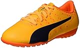  PUMA EvoPower Vigor 4 TT Jr Fußballschuhe, Orange (Ultra Yellow-Peacoat-Orange Clown Fish 03), 38 EU
