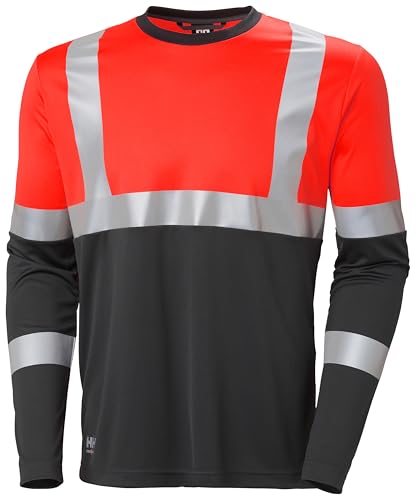 T-shirt à manches longues Addvis CL 1 vêtement de signalisation orange fluo
