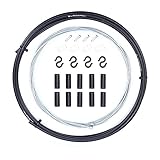 Mesee Fahrrad Schaltzug Set, Bremszug Fahrrad, Fahrrad Bremskabel, Fahrrad Innen Bremshebel Gehäuse, Universalem Fahrrad Schaltzug Gehäuse Fahrrad Schaltzug Schlauch für Mountainbike Rennrad Fahrrad