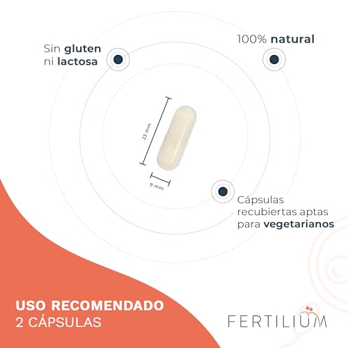 FERTILIUM - Vitaminas Prenatales para Embarazo - Ácido Fólico + Inositol + 11 Vit + 9 Minerales + Q10-60 Cápsulas - imagen 6