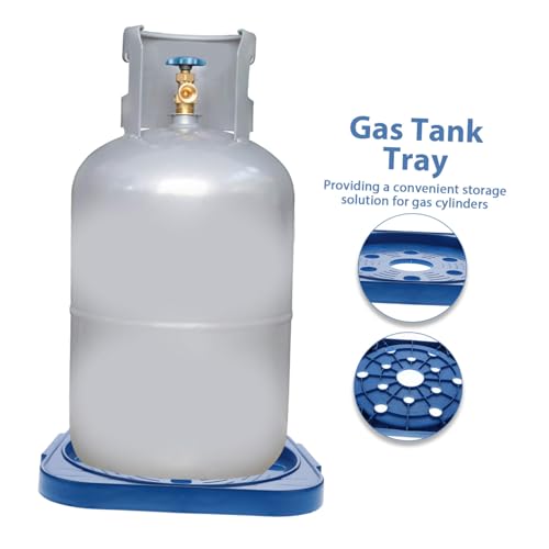 Plataforma para cilindro de gas Cabilock con ruedas de almacenamiento móvil 7