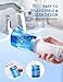 [Upgrade] Professional Water Flosser for Teeth, Cordless Dental Oral Irrigator 4 Modes with 320ml Water Tank, CREMAX IPX7 Water Flosser Portable and USB Rechargeable for Travel Home Office