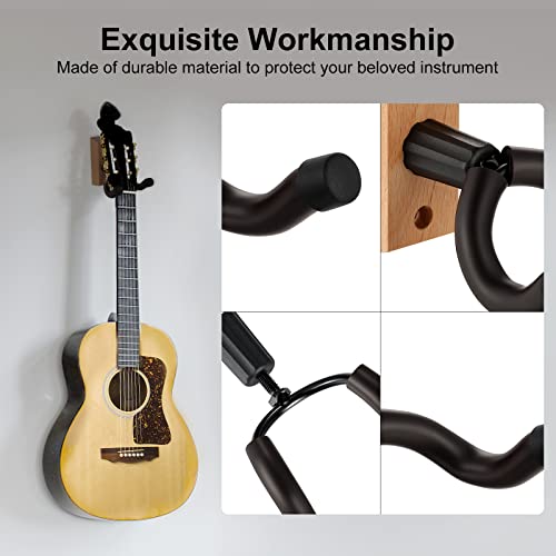 Support Guitare Mural, NUOSIYA 2 pièces Classique Porte Guitare pour Basses, Acoustique Guitare, Banjo, Mandoline… - Les Beatles, Paul McCartney, John Lennon, RIngo Starr, George Harrison Support Guitare Mural, NUOSIYA 2 pièces Classique Porte Guitare pour Basses, Acoustique Guitare, Banjo, Mandoline… – Image 5